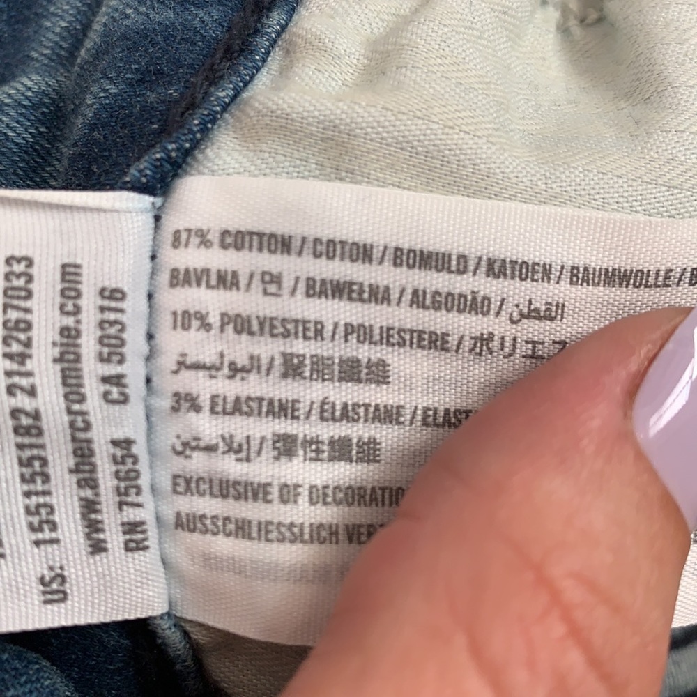 Abercrombie Simone High Rise Super Skinny Jeans - Picture 11 of 11